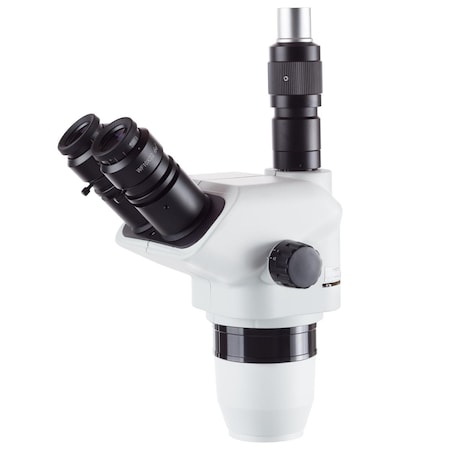 Amscope 6.7X-45X Trinocular Stereo Zoom Microscope Head with Focusable Eyepieces ZM6745NT